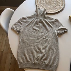 100% Cashmere Turtleneck T Shirt